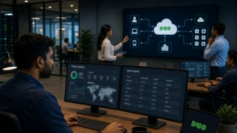 IT team monitoring dashboards