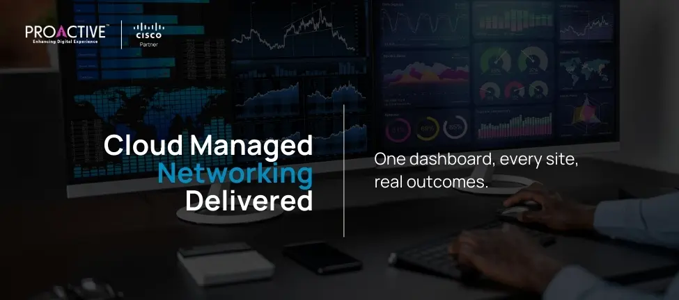 cloud networking dashboard with analytics