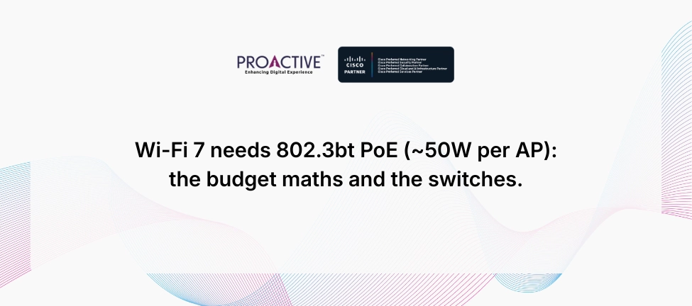 Wi-Fi 7 access points using PoE power
